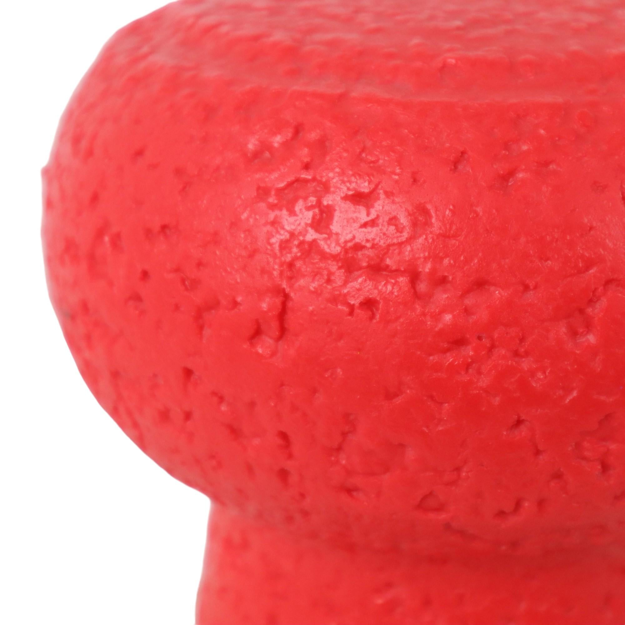 Italienische rote Tischlampe im Pop-Art-Design, Petit Bouchon, Pierfrancesco Arnone im Angebot 2