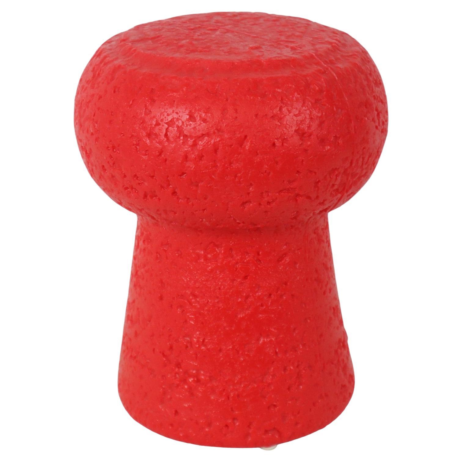 Italienische rote Tischlampe im Pop-Art-Design, Petit Bouchon, Pierfrancesco Arnone im Angebot