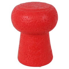 Lampe de bureau italienne rouge Pop Art Design Petit Bouchon Pierfrancesco Arnone