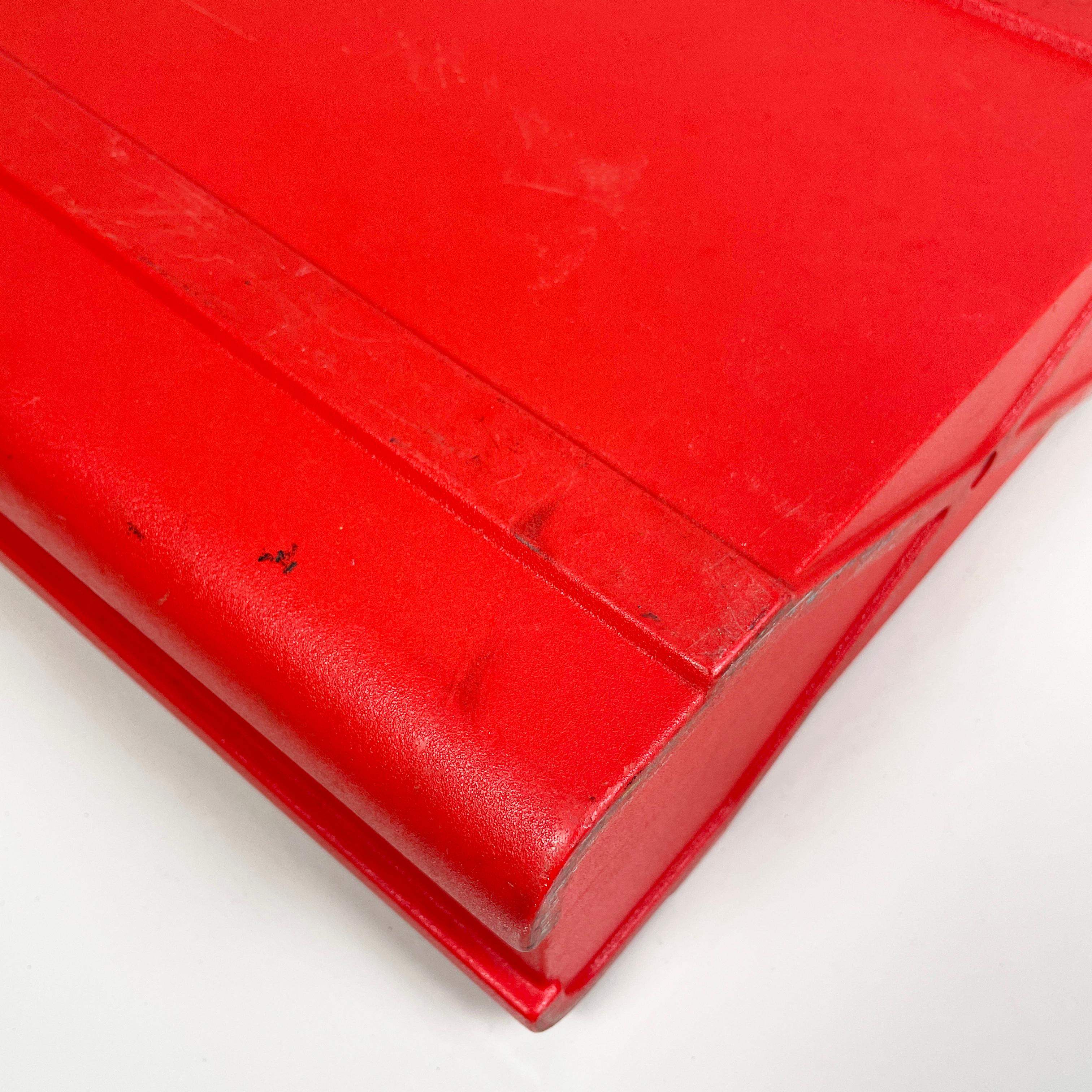 Italienische rote Schreibmaschine Valentine von Ettore Sottsass Perry King Olivetti, 1970er Jahre im Angebot 12
