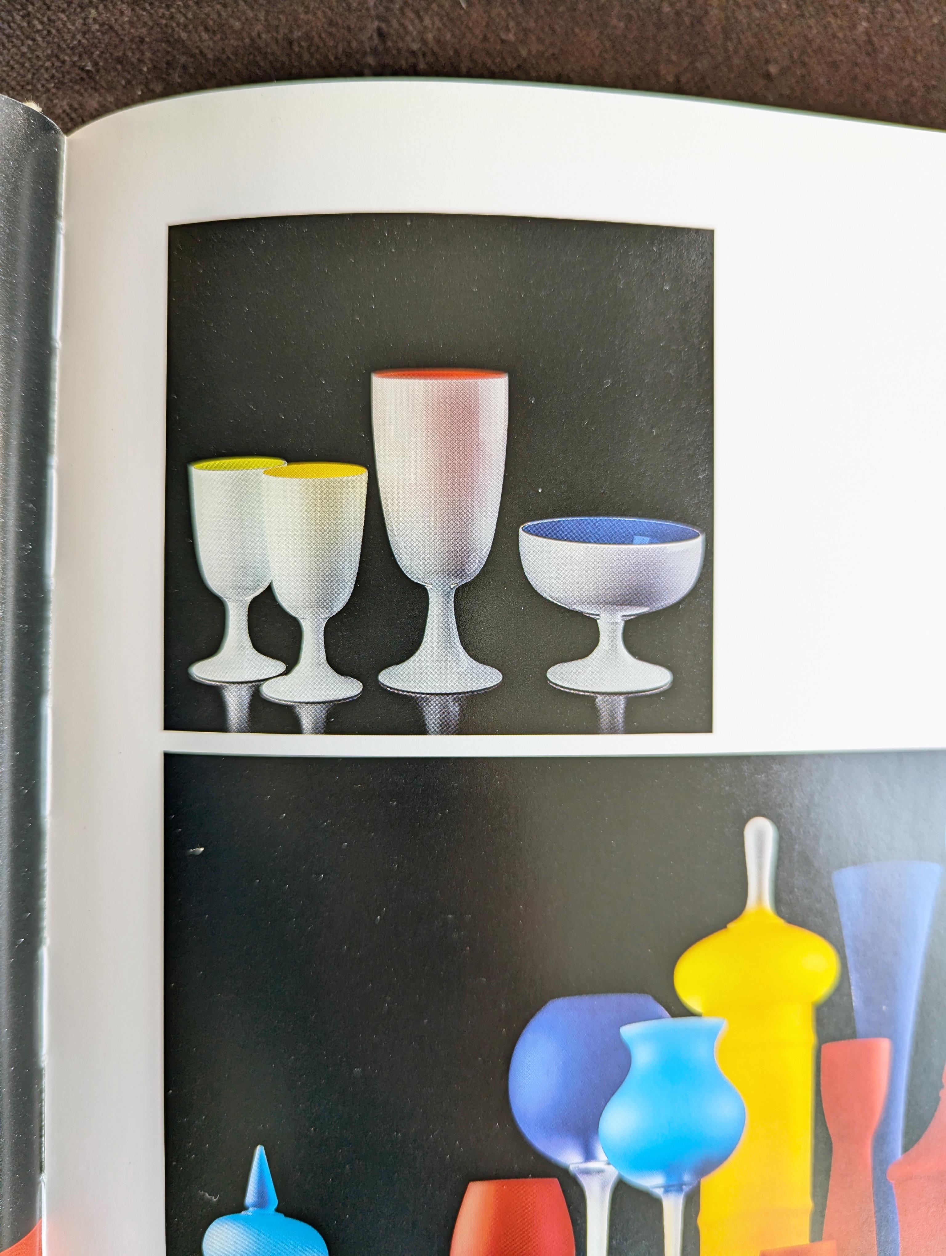 Cuenco italiano de cristal incamiciato de Murano rojo y blanco de Carlo Moretti, 1959 en venta 5