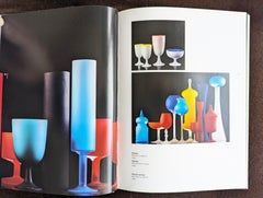 Ciotola in vetro incamiciato rosso e bianco di Murano di Carlo Moretti, 1959