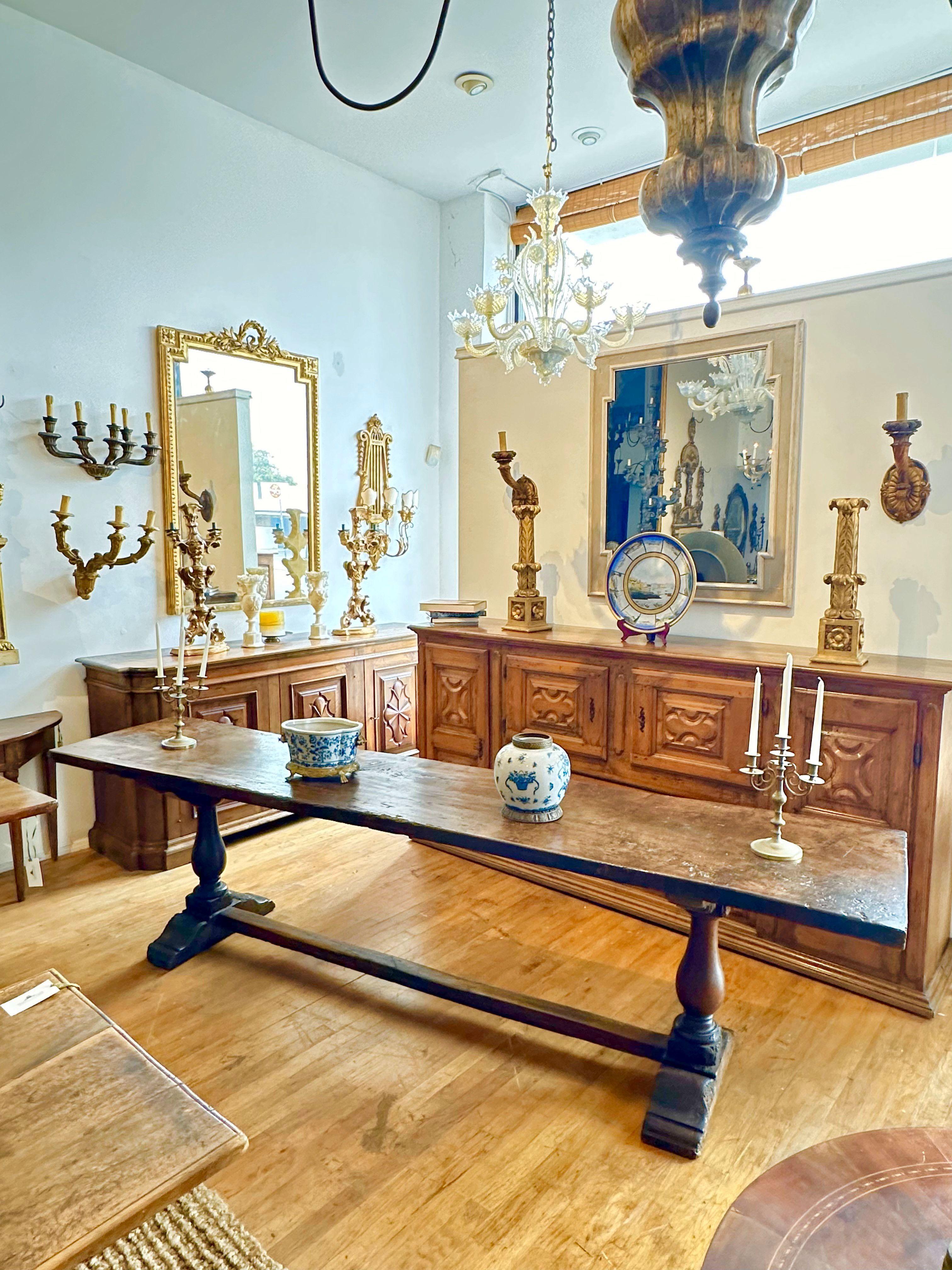 Italian Refectory Table - Circa 1680 For Sale 4