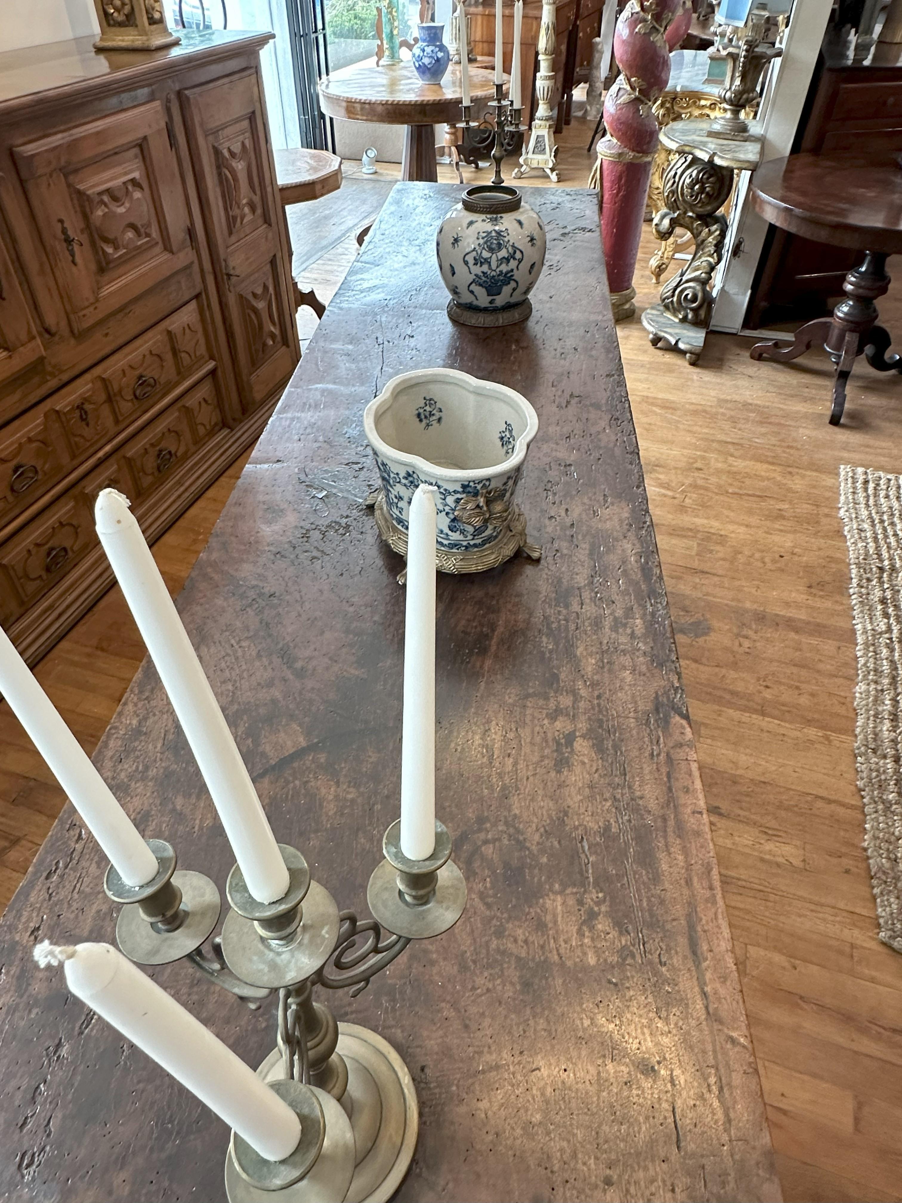 Italian Refectory Table - Circa 1680 For Sale 3