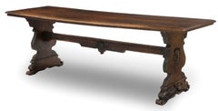 Italian Refectory Walnut Table