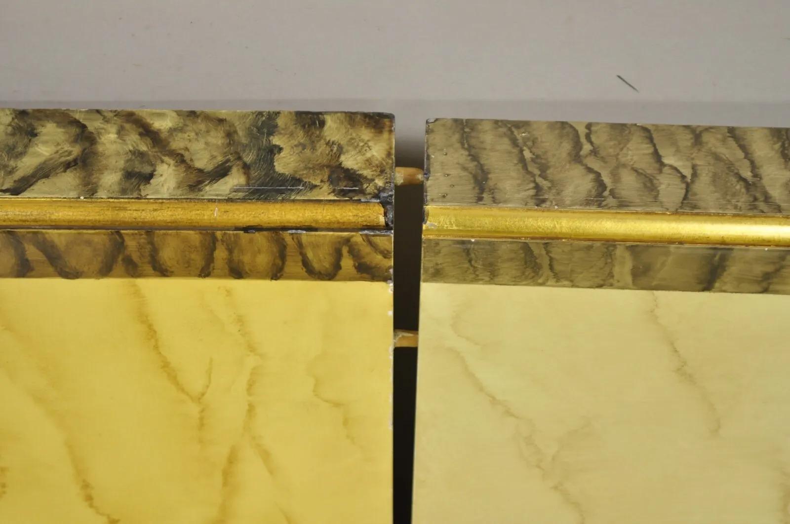Italian Regency Cream & Gold Gilt Lacquered Urn Pedestal Dining Table - 3 Leaves For Sale 9