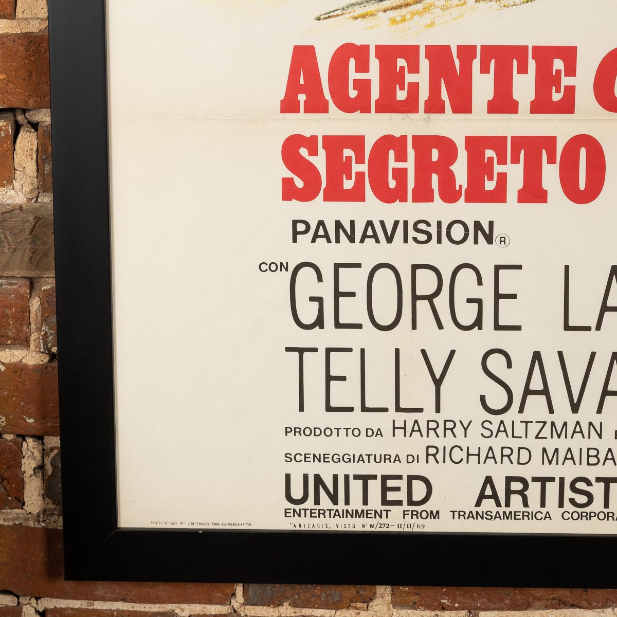 Italian Release James Bond 007 'On Her Majesty's Secret Service' Poster, c 1969 6