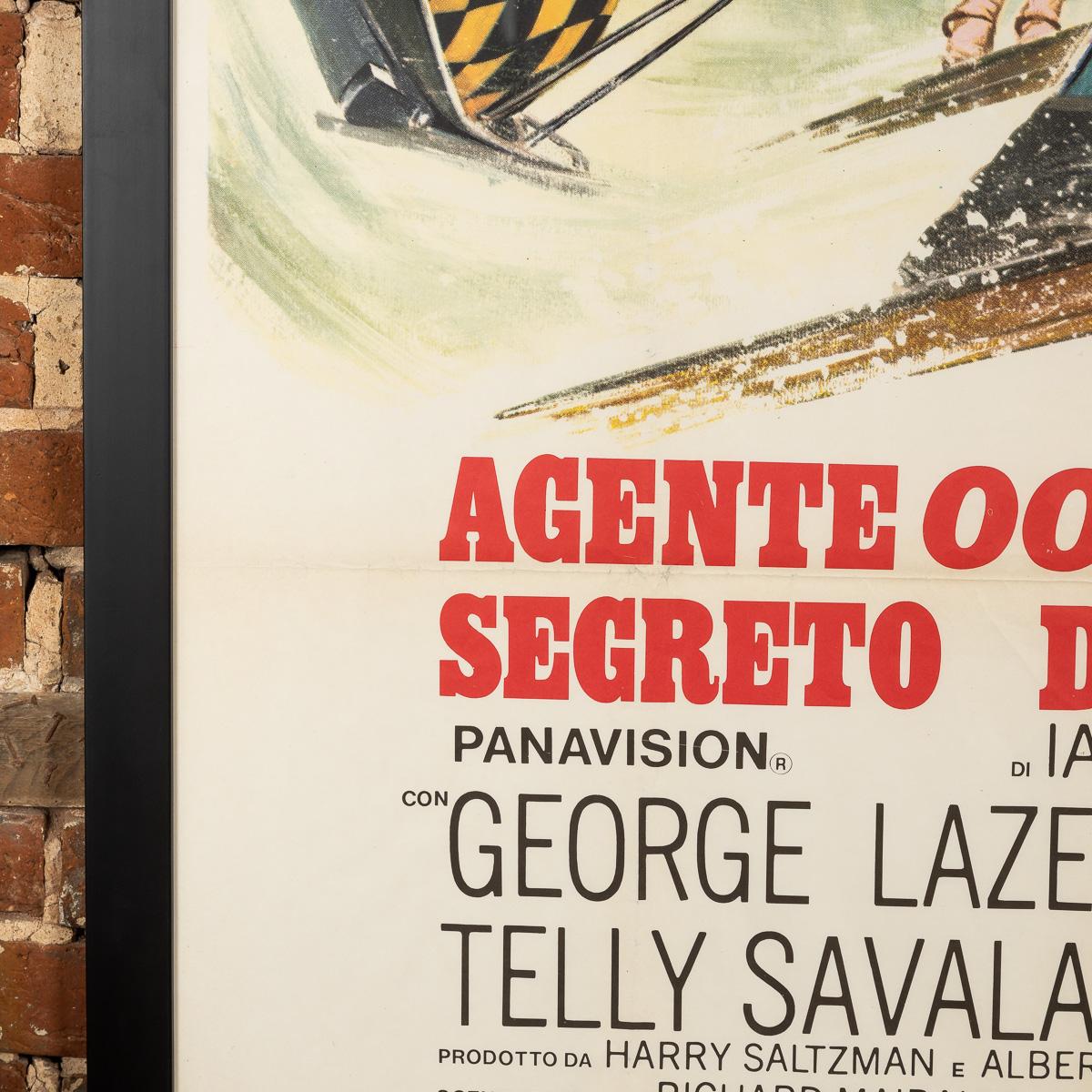 Italian Release James Bond 007 'On Her Majesty's Secret Service' Poster, c 1969 7