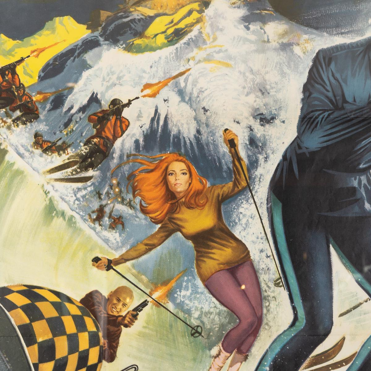 Italian Release James Bond 007 'On Her Majesty's Secret Service' Poster, c 1969 9