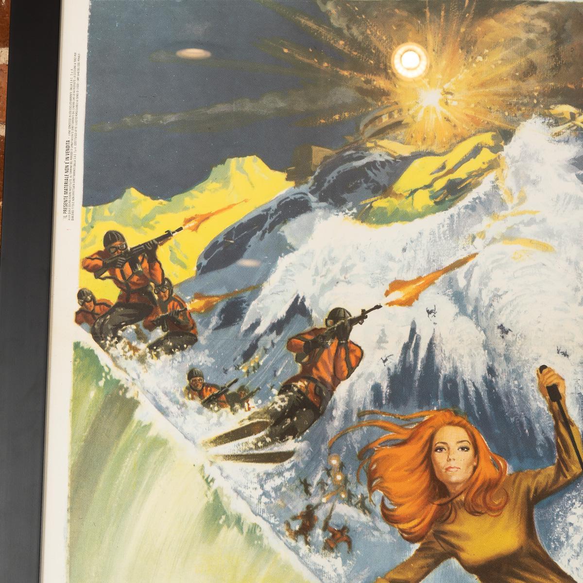 Italian Release James Bond 007 'On Her Majesty's Secret Service' Poster, c 1969 10