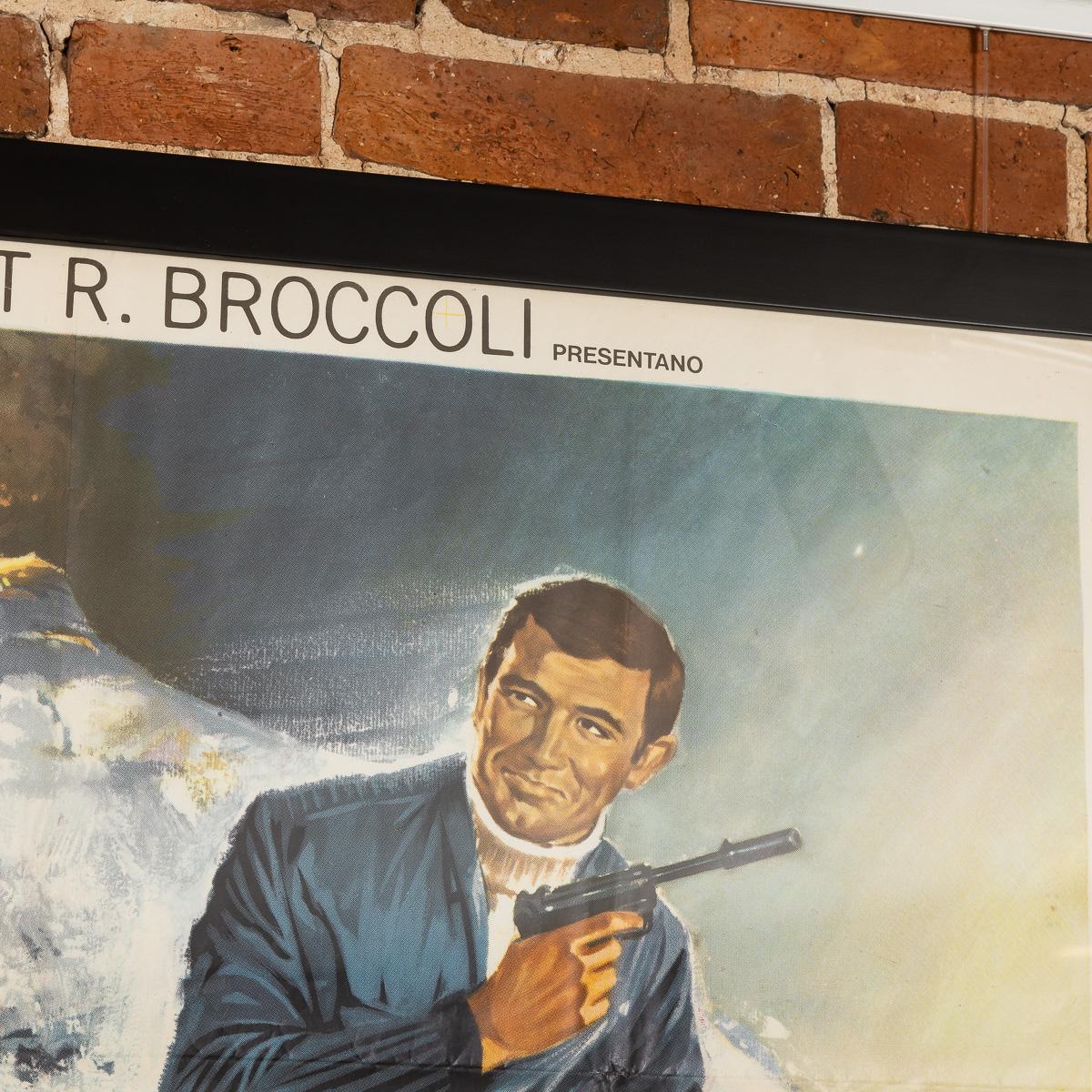 20th Century Italian Release James Bond 007 'On Her Majesty's Secret Service' Poster, c 1969