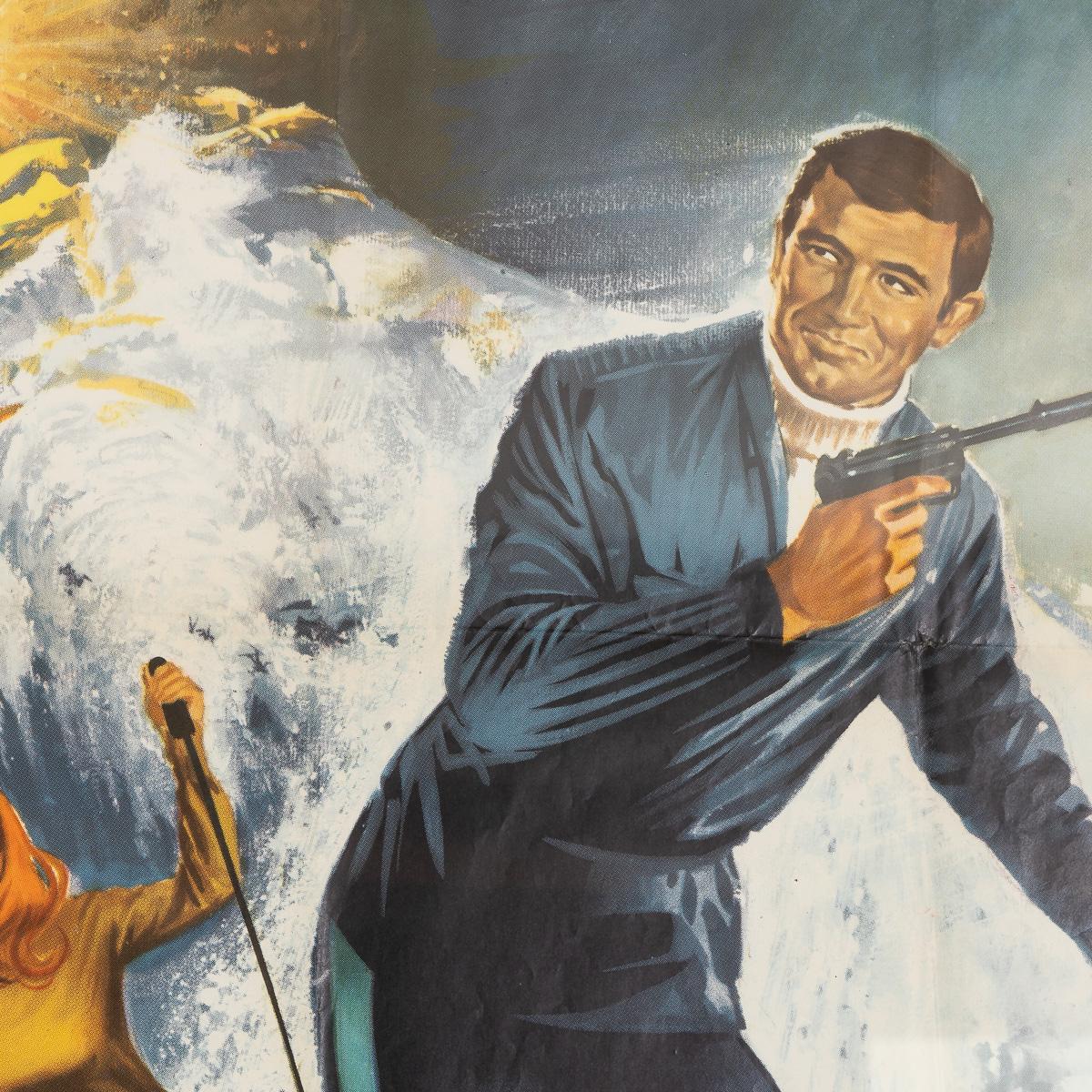 Paper Italian Release James Bond 007 'On Her Majesty's Secret Service' Poster, c 1969