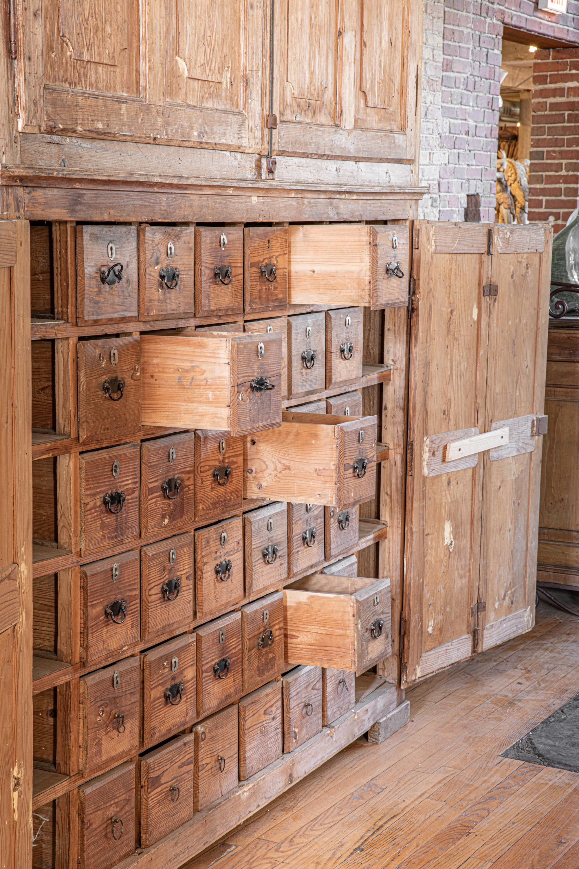 Wood Italian Reliquary Cabinet