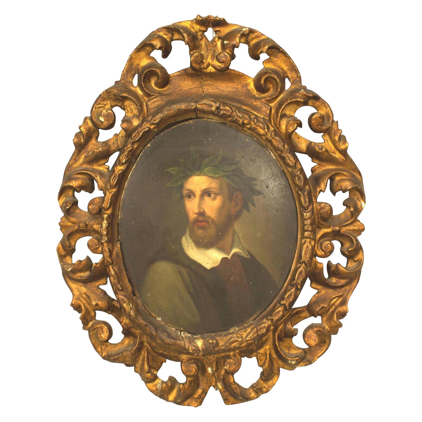 Italian Renaissance Bearded Notable Portrait For Sale
