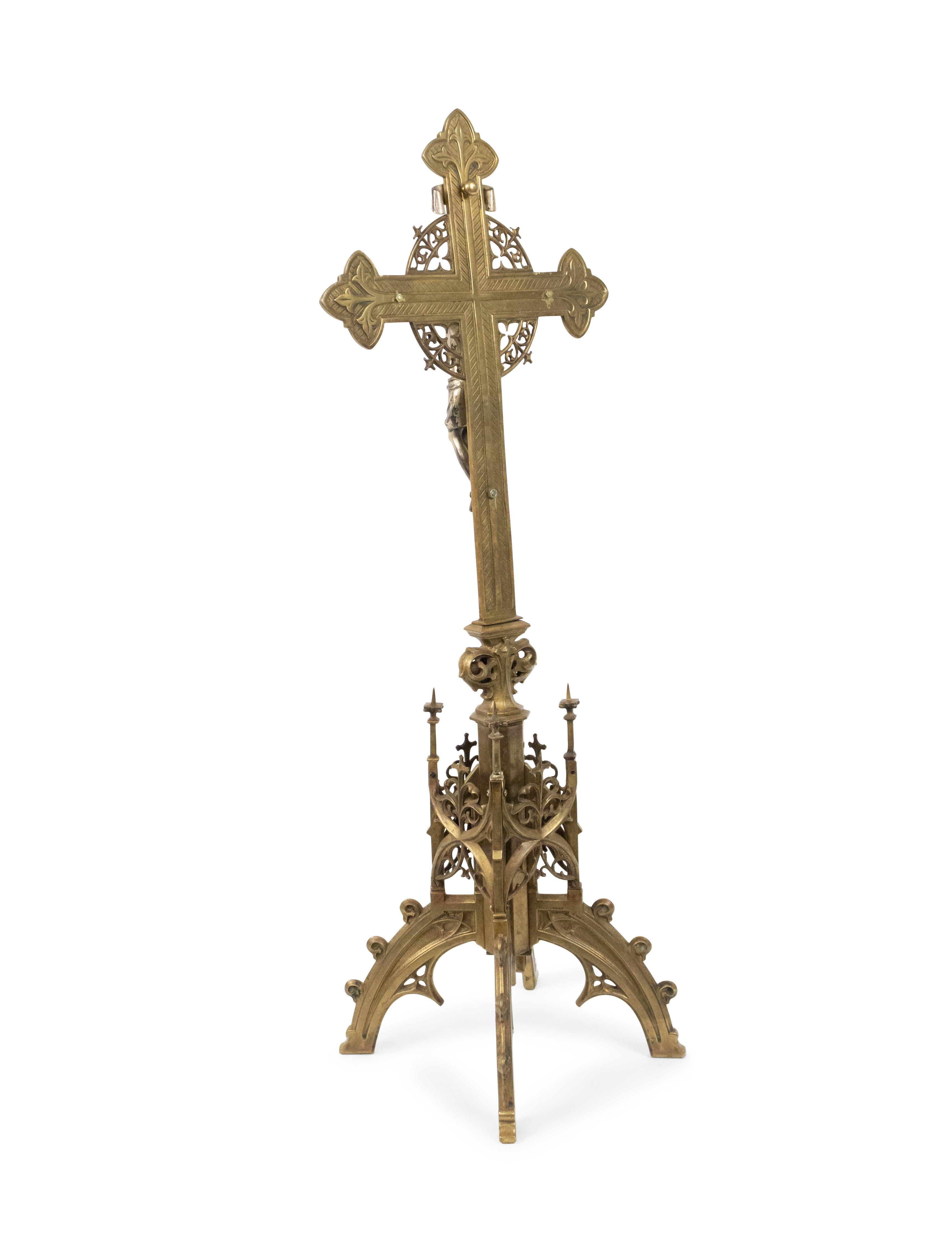Italian Renaissance Bronze Crucifix For Sale 1
