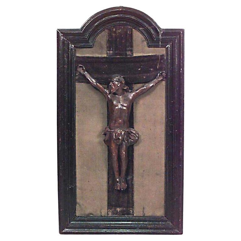 Italian Renaissance Carved Crucifix