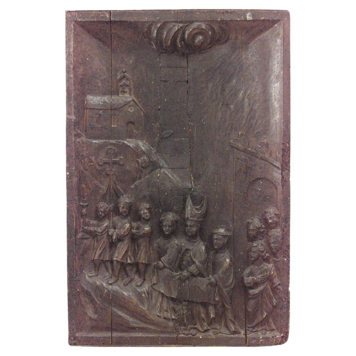 Italian Renaissance Carved Wall Plaque