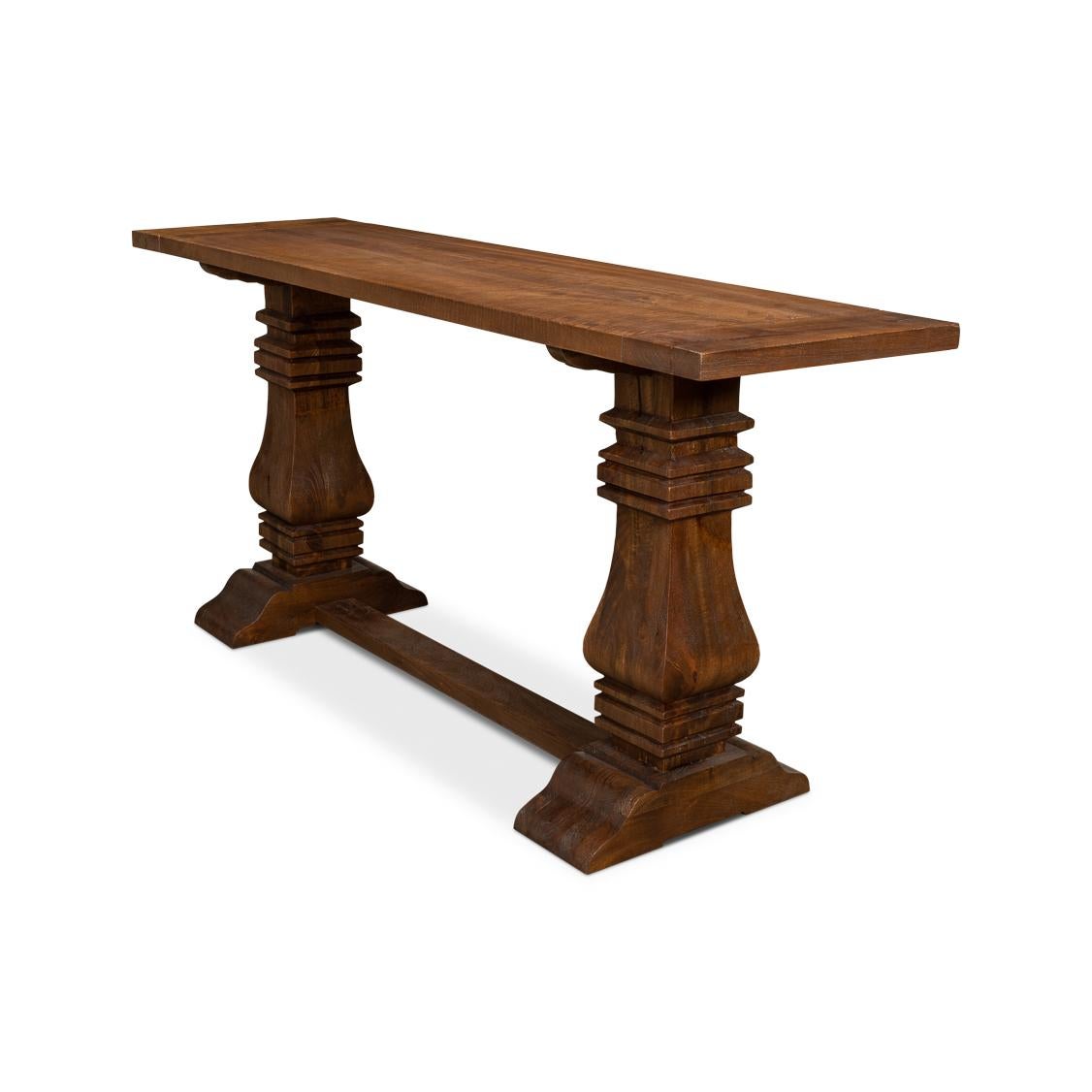 Contemporary Italian Renaissance Console Table For Sale