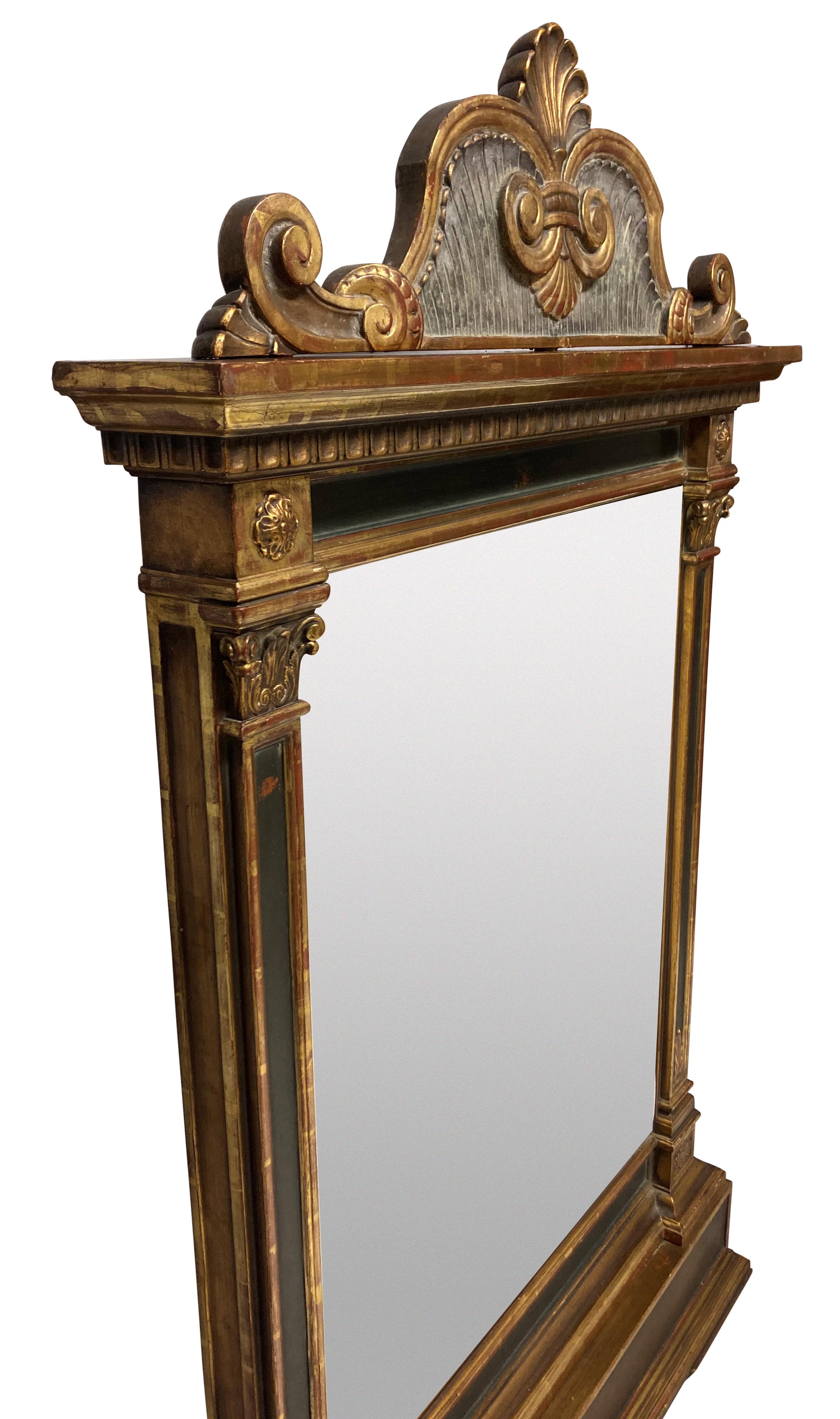Italian Renaissance Gitwood Tabernacle Mirror For Sale 3