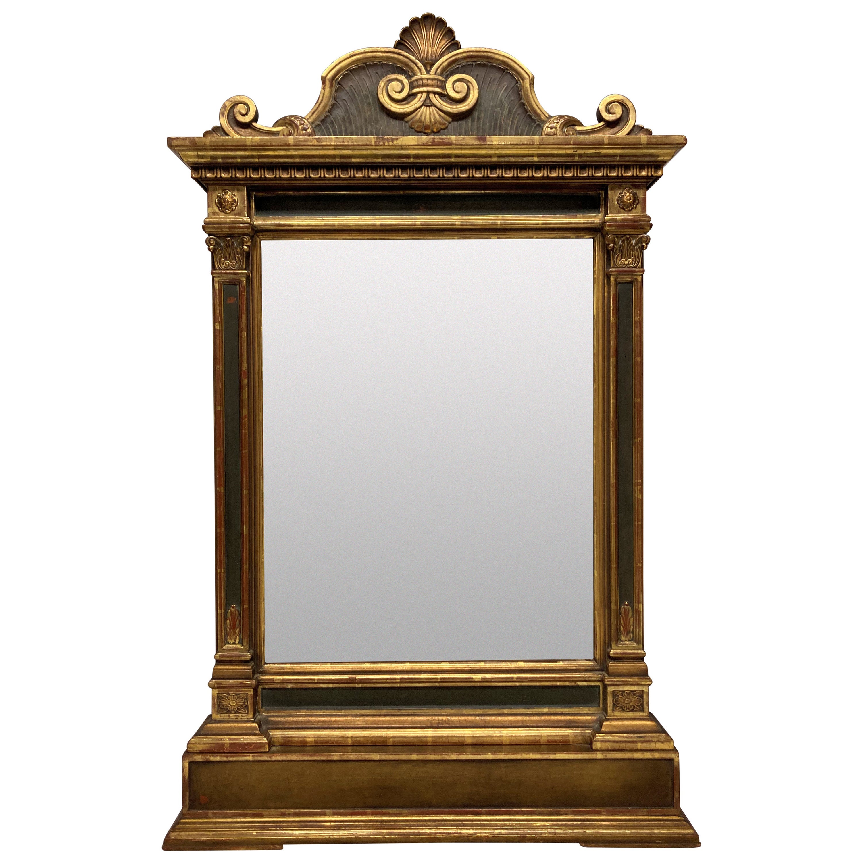 Italienischer Renaissance-Githolz-Tabernacle-Spiegel im Angebot
