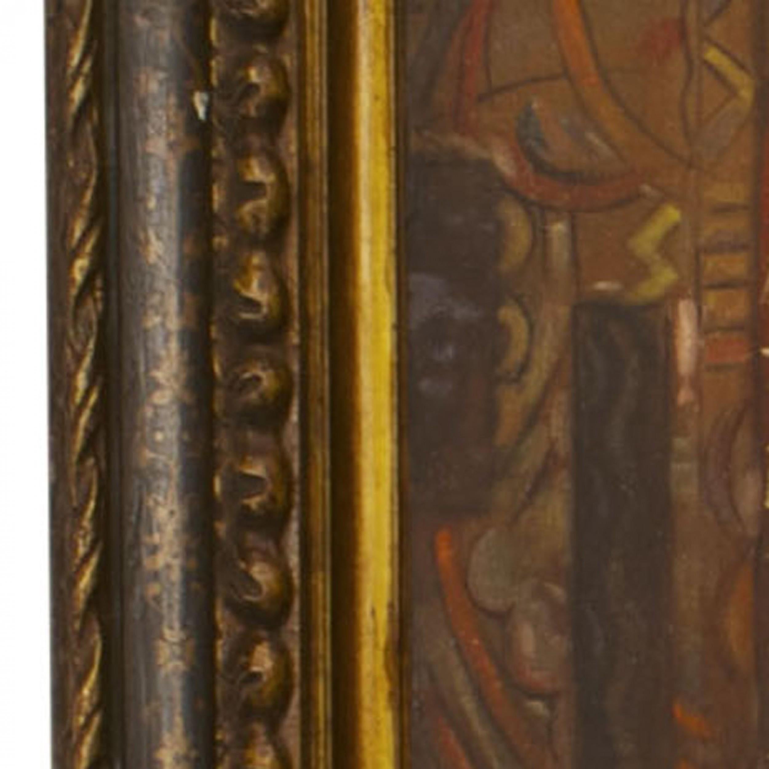 Pintura renacentista italiana Madonna & Child Tallado a mano en venta