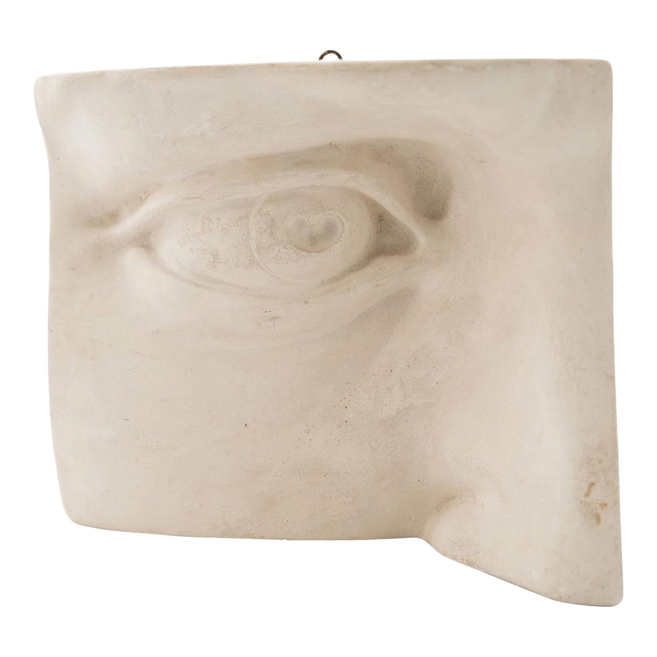 Italian Renaissance Michelangelo
s "David" Plaster Eye Detail