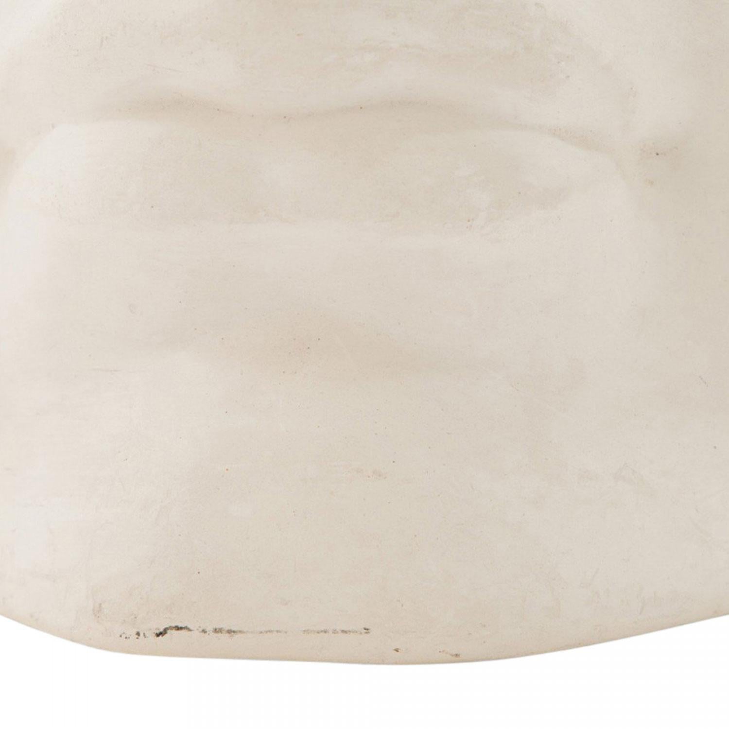 Plâtre Renaissance italienne Détail de la bouche en plâtre du 