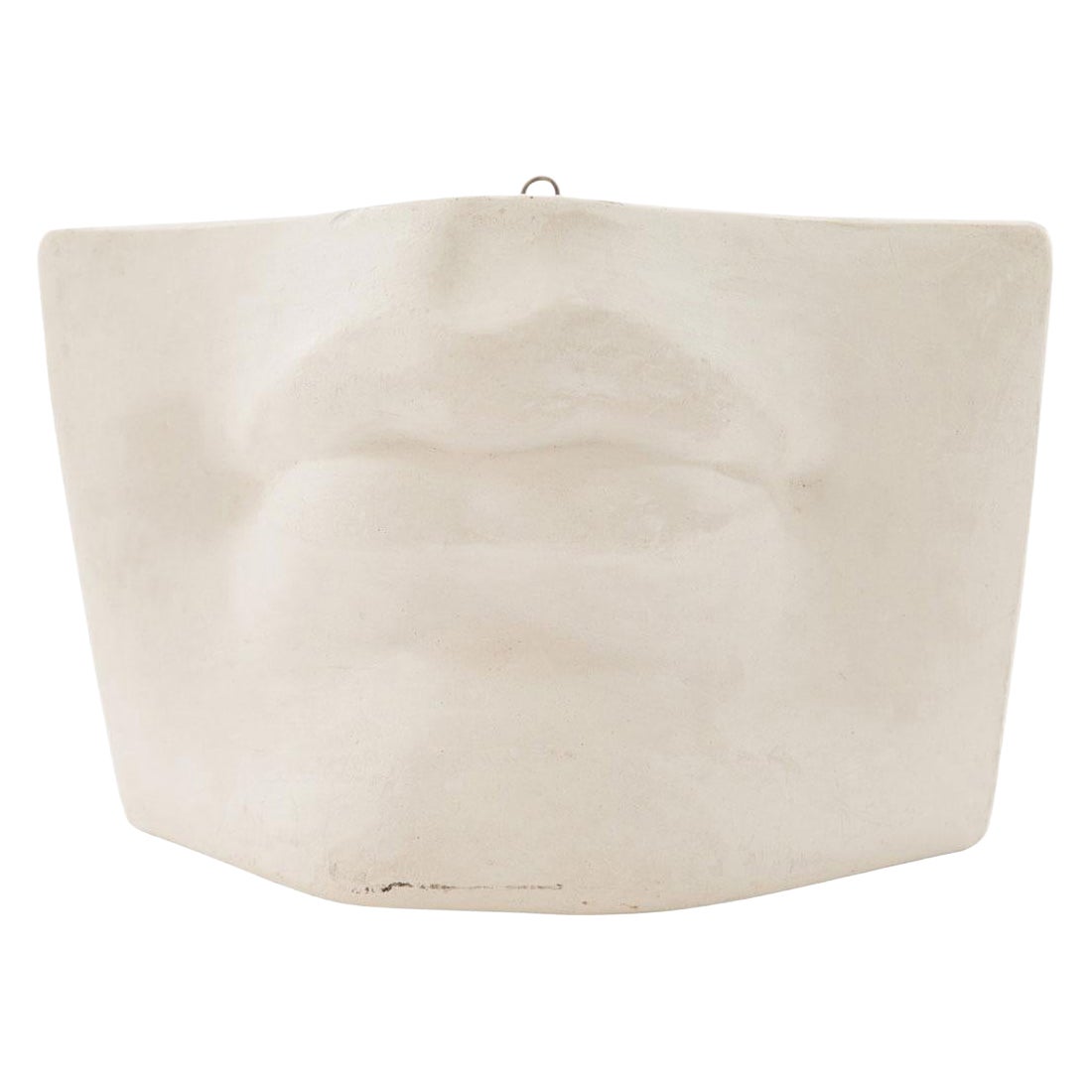 Italian Renaissance Michelangelo
s "David" Plaster Mouth Detail