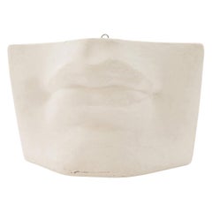 Italian Renaissance Michelangelo's "David" Plaster Mouth Detail