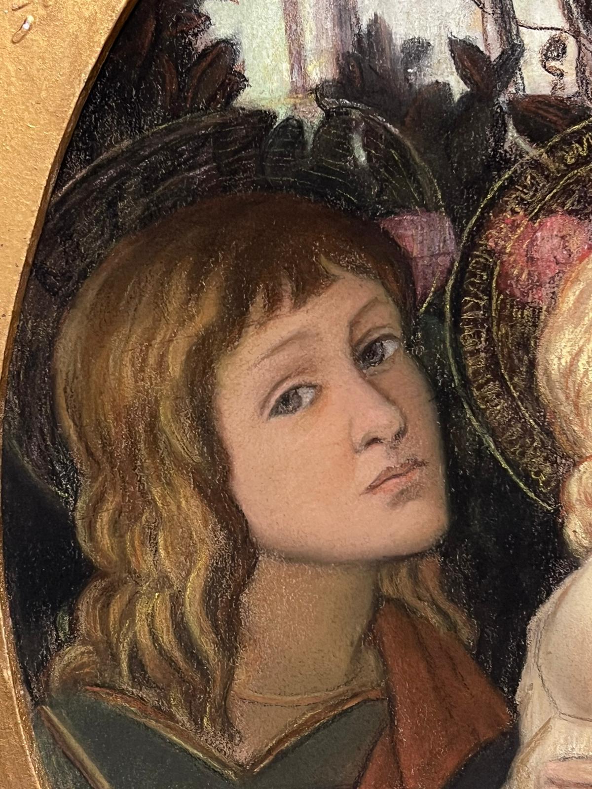 The Madonna with Christ Child & St. Johns Chef-d'œuvre de la Renaissance en vente 2