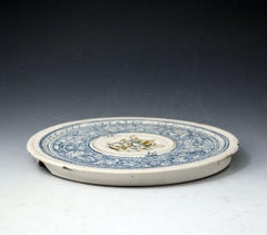 Italian Renaissance Period Maiolica Dish with the Mark of Virgiliotto Calamelli