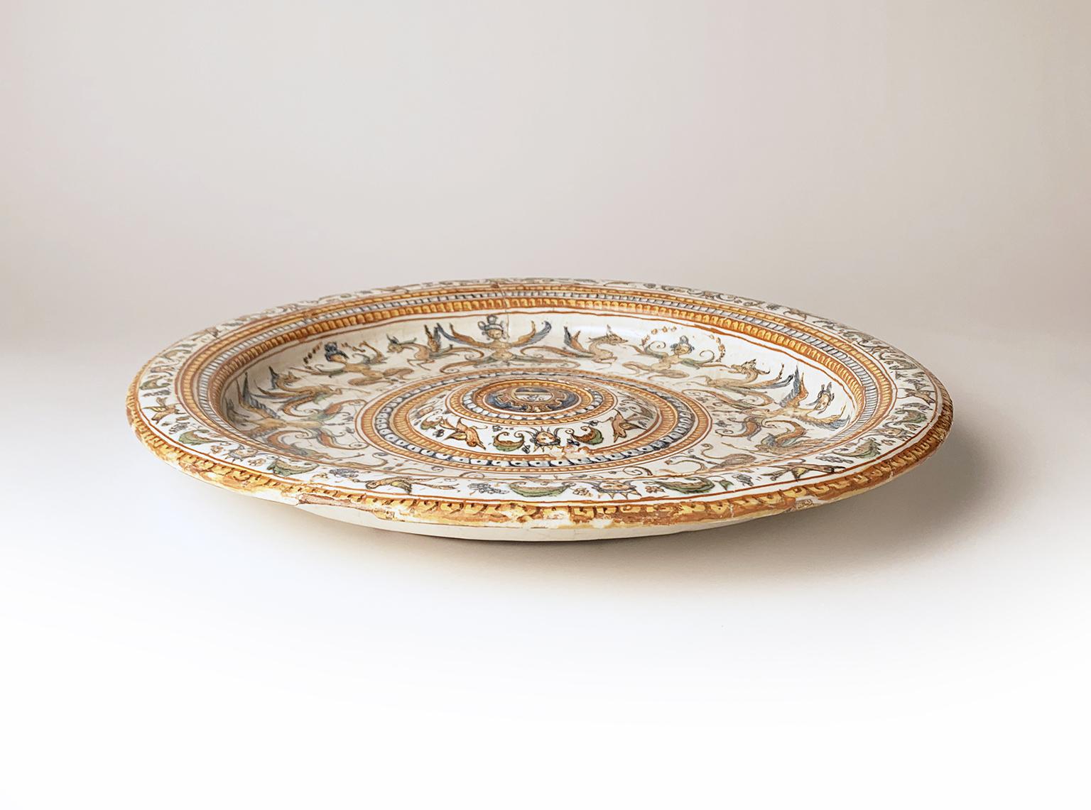 Italian Renaissance Plate, Patanazzi Workshop Urbino, End of 16th Century For Sale 7