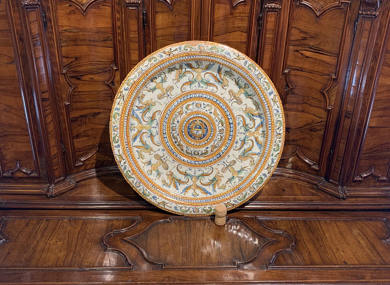 Italian Renaissance Plate, Patanazzi Workshop Urbino, End of 16th Century For Sale 10