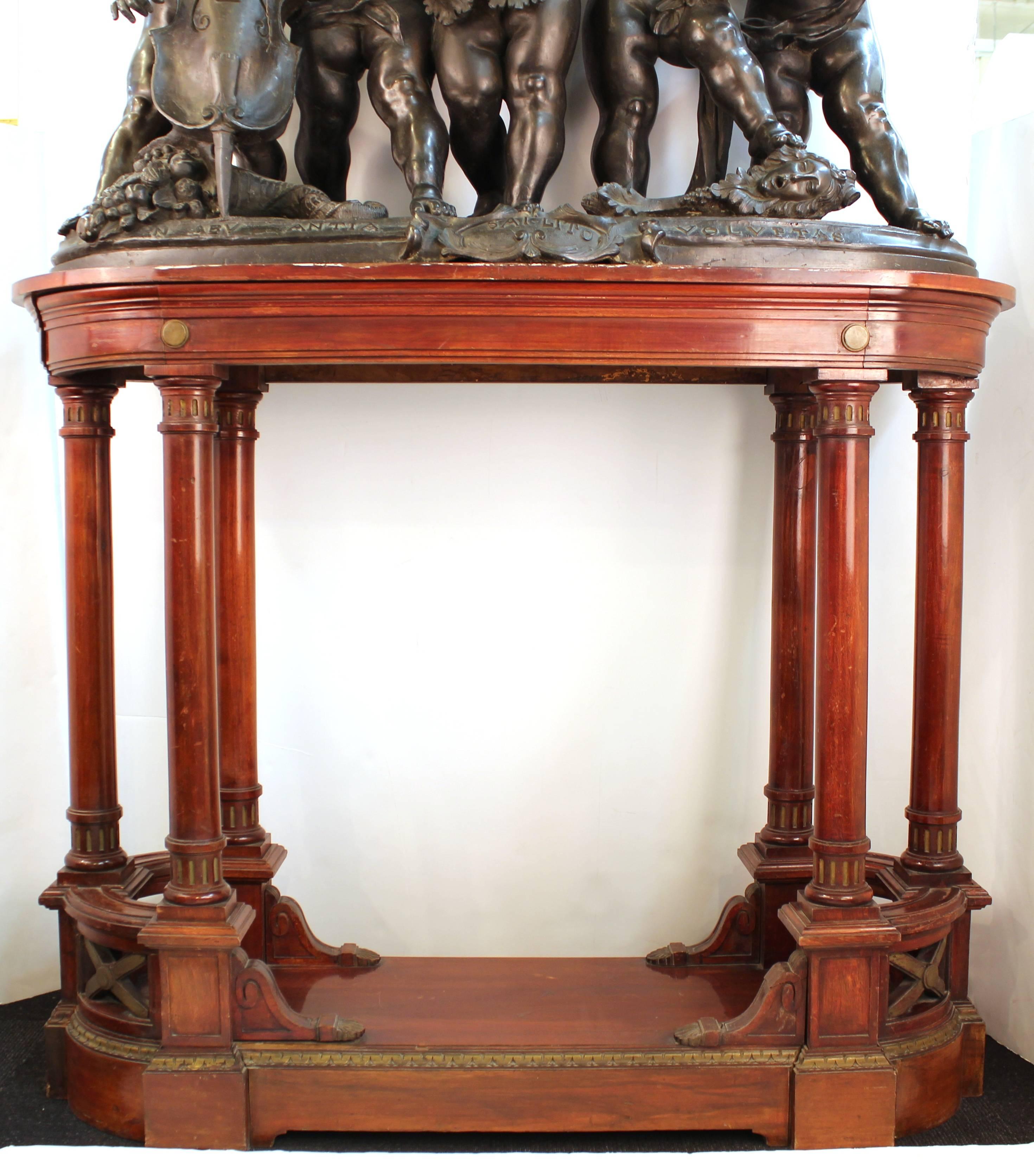 Italian Renaissance Revival Bronze Putti Concerto Attributed to Ferdiando Vichi In Good Condition In New York, NY