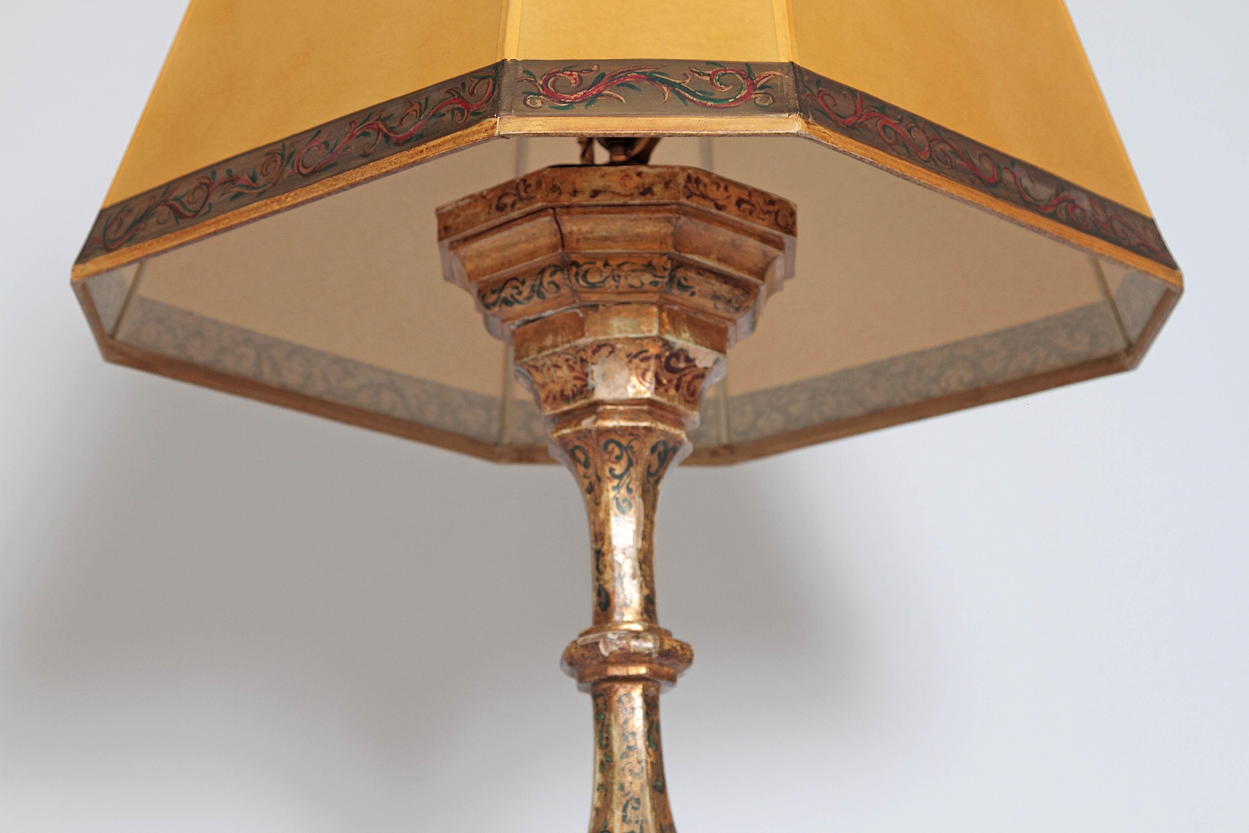 20th Century Italian Renaissance Revival Floor Lamp