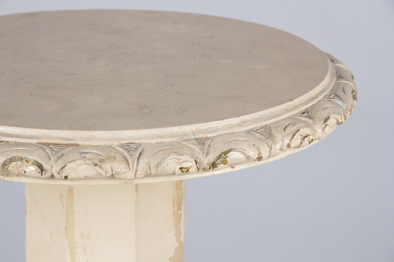 20th Century Italian Renaissance Revival Style Painted Side Table, 1950s