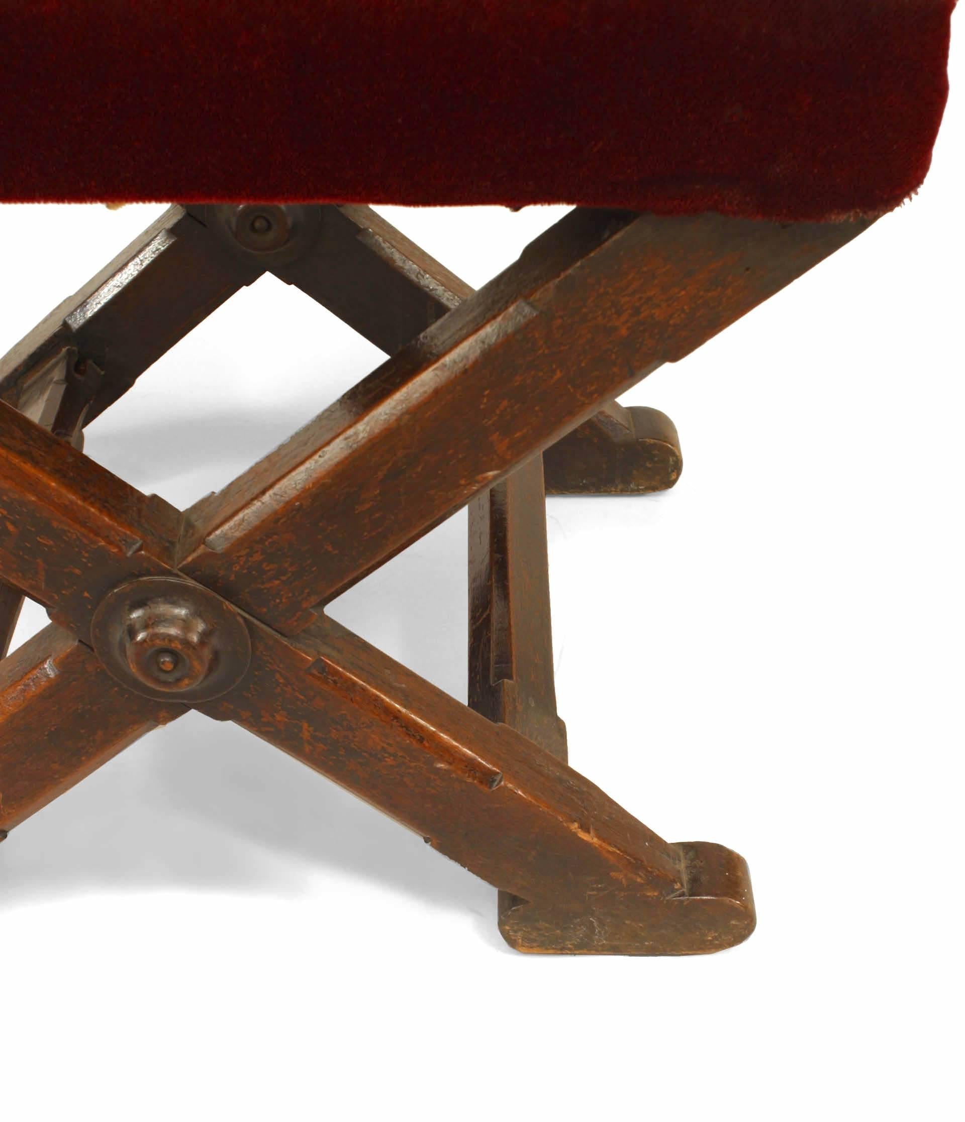 Italian Renaissance Style '17th-18th Century' Cross Leg Armchair 1