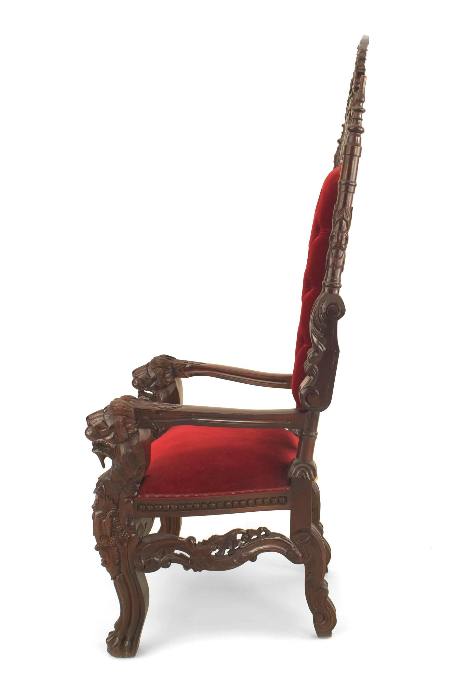 renaissance throne chair
