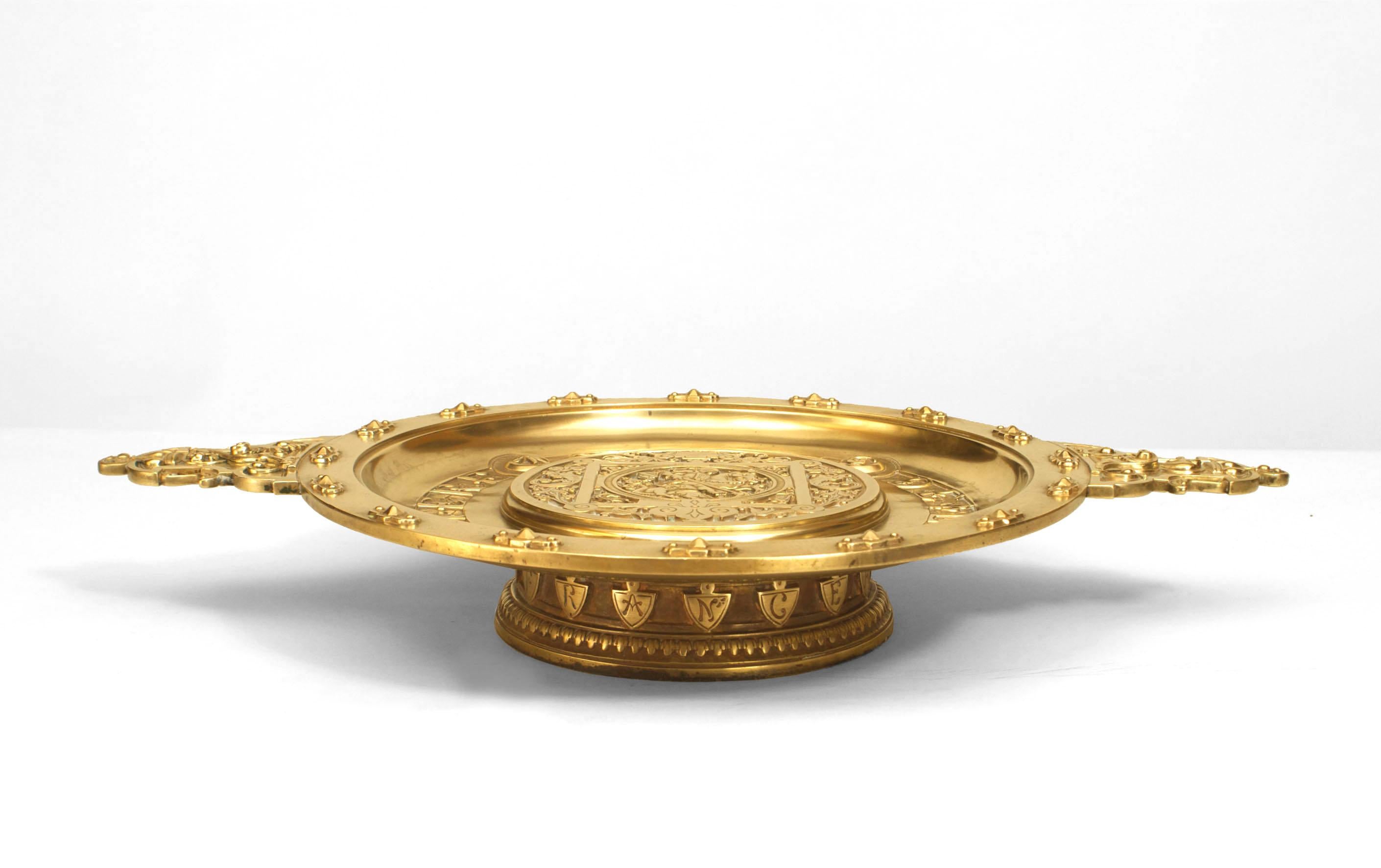 Italian Renaissance Style Bronze Centerpiece In Good Condition For Sale In Queens, NY