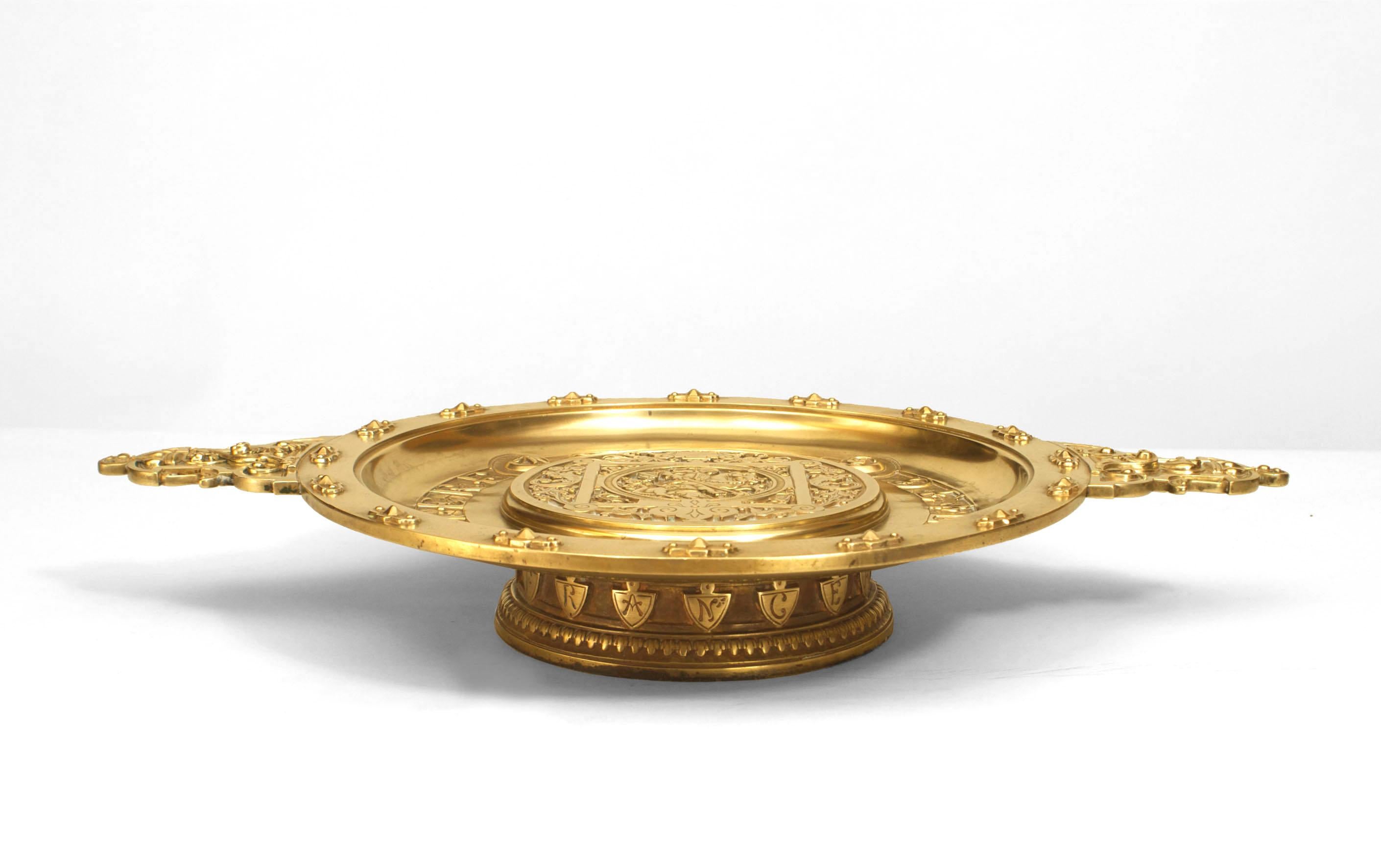 Centre de table en bronze de style Renaissance italienne Bon état - En vente à New York, NY