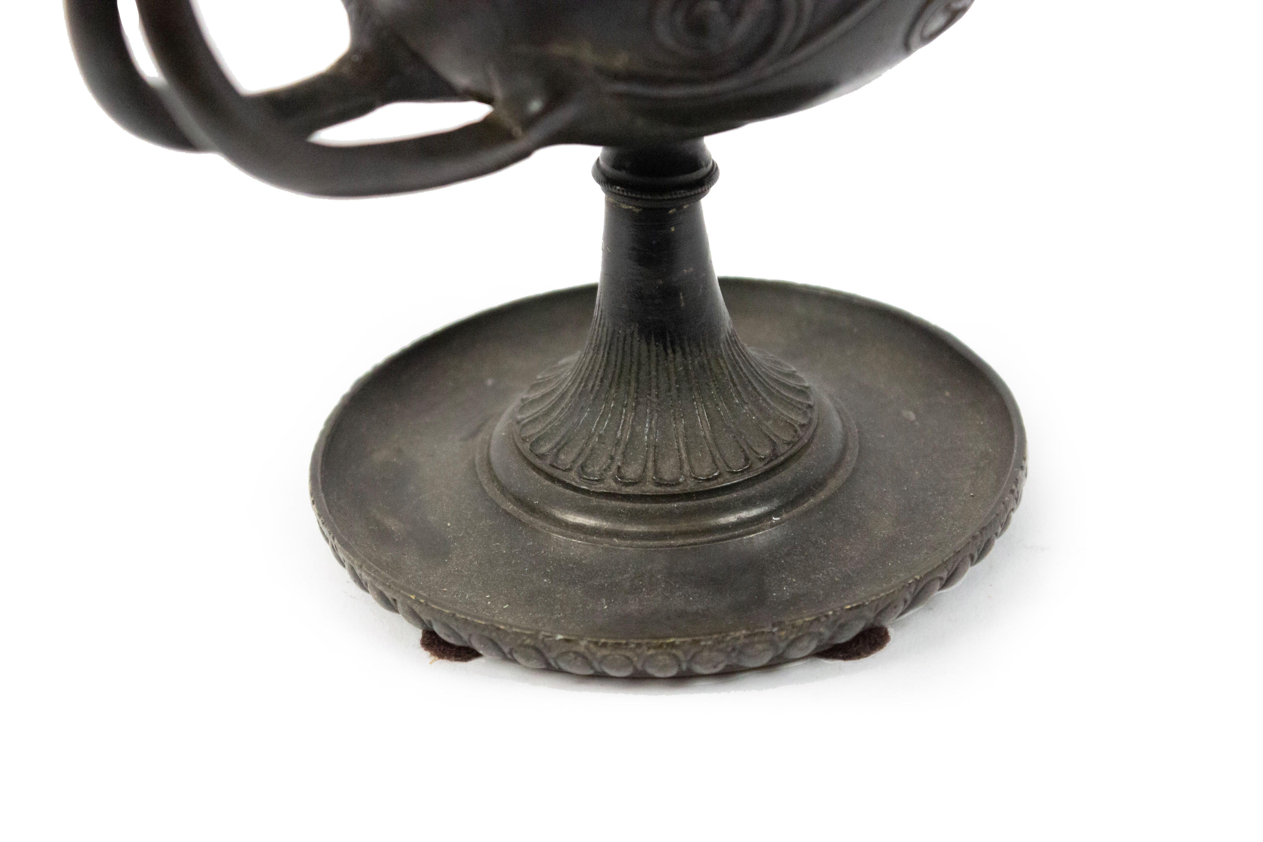 Italian Renaissance Style Bronze Lamp For Sale 2