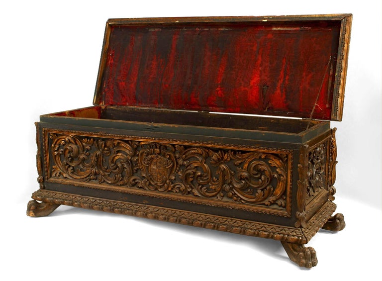 Italian Renaissance Polychromed Trunk For Sale at 1stDibs | italian ...