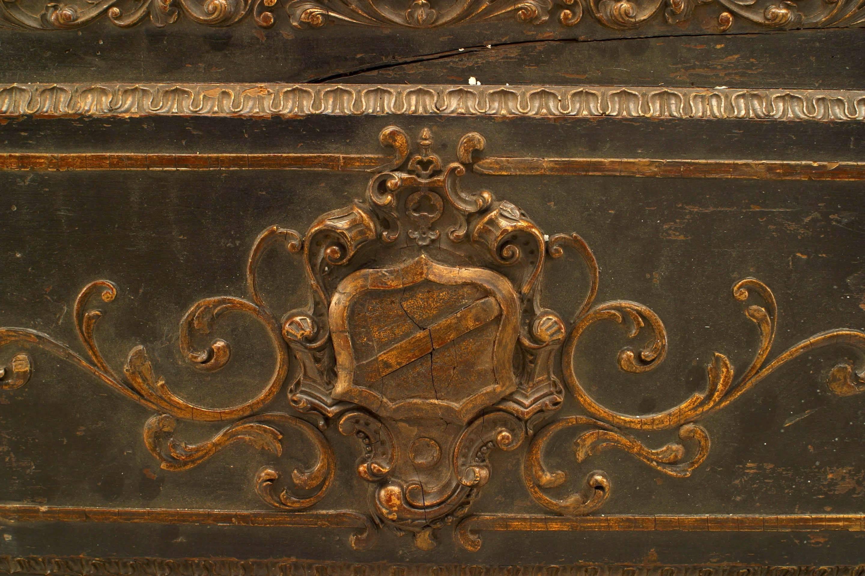Italian Renaissance Polychromed Trunk In Good Condition For Sale In New York, NY