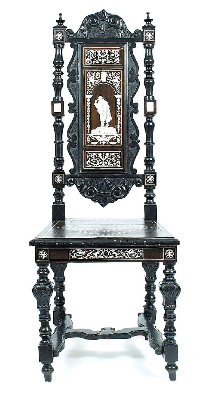 Italian Renaissance Style Carved Chair from Second Half of the 19th Century In Good Condition For Sale In Liverpool, GB