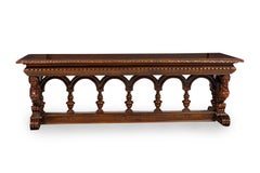 Italian Renaissance Style Carved Dining / Conference Table