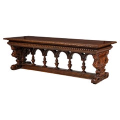 Italian Renaissance Style Carved Dining / Conference Table Italian Renaissance Style Carved Dining / Conference Table