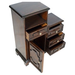 Italian Renaissance-Style Entrance Cabinet, Walnut, 1960s