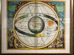 Italian Renaissance Style Framed Print Of A Celestial Map