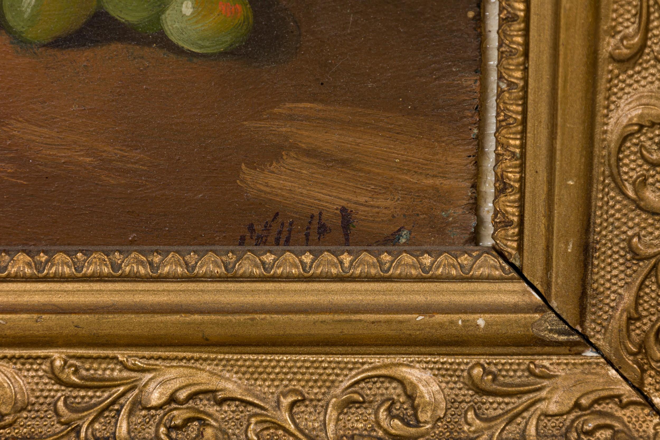 Peint à la main Nature morte aux fruits de style Renaissance italienne en vente