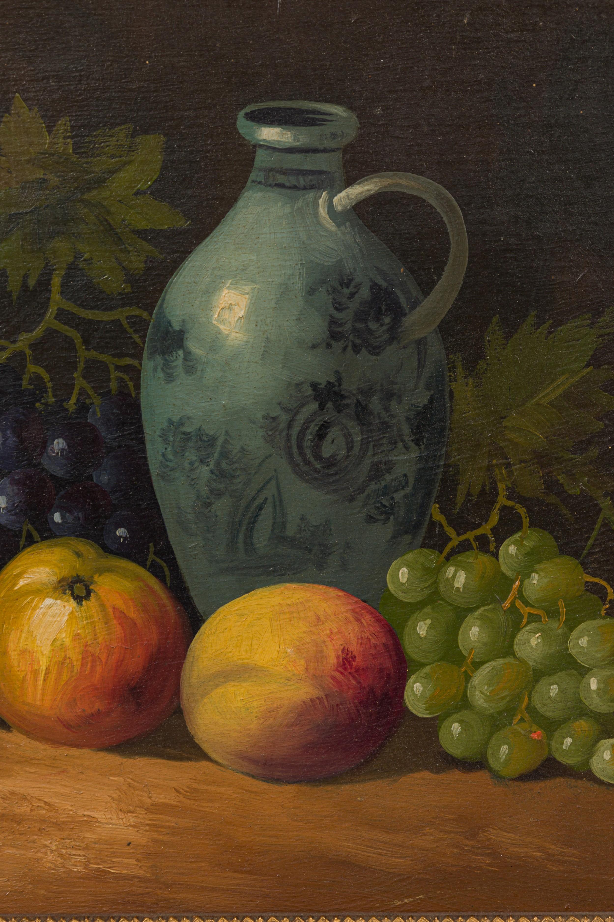 20ième siècle Nature morte aux fruits de style Renaissance italienne en vente